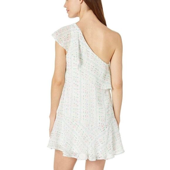 BCBGeneration Spiraling Ladder One Shoulder Dress - Picture 3 of 8